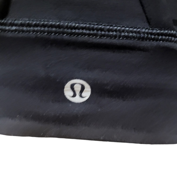 Soul Cycle black/yellow strappy crop top, size 6 - Picture 3 of 3